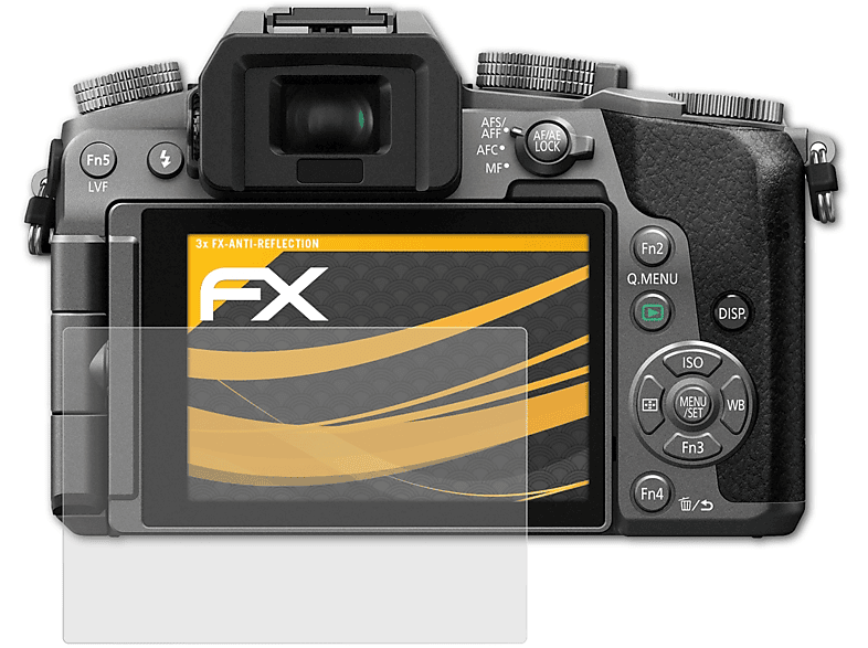 DMC-G7) Displayschutz(für Panasonic ATFOLIX Lumix FX-Antireflex 3x