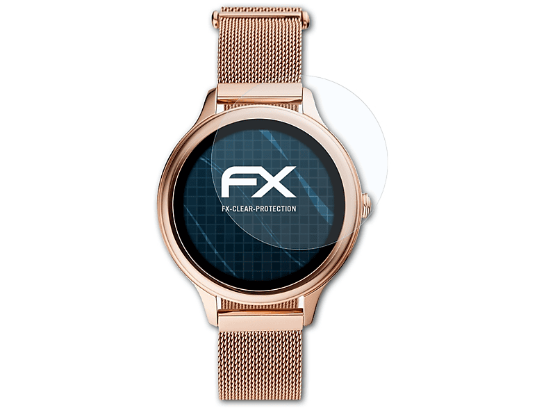 ATFOLIX 3x FX-Clear Displayschutz(für Fossil Gen 5E (42mm))