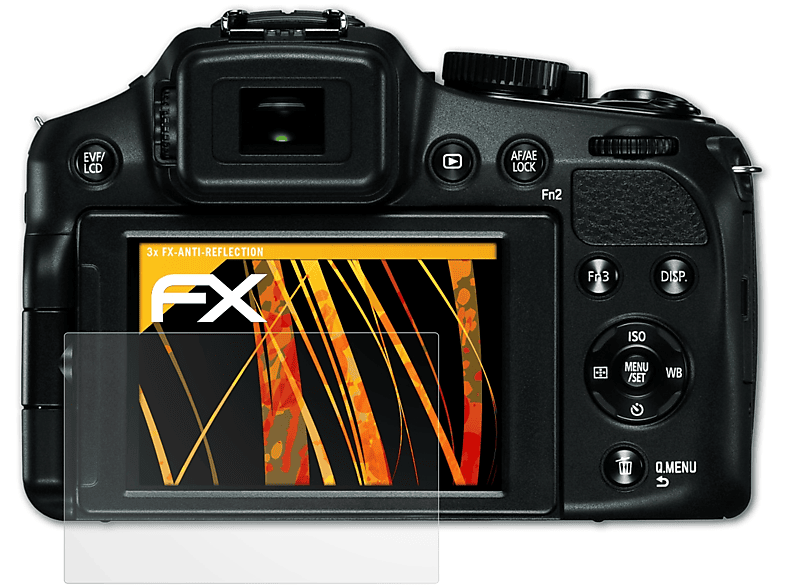 3x 4) V-Lux Displayschutz(für FX-Antireflex ATFOLIX Leica