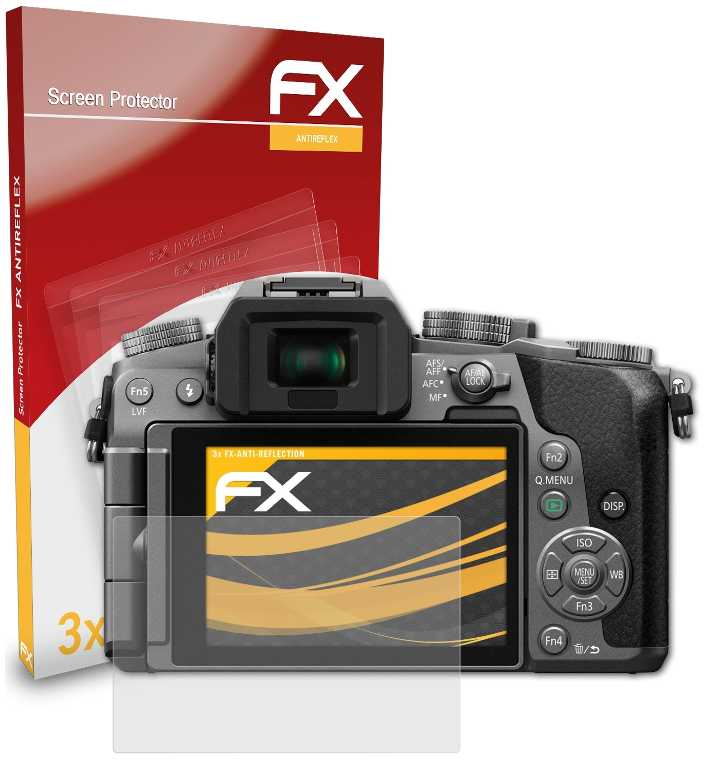ATFOLIX 3x FX-Antireflex Displayschutz(für Panasonic Lumix DMC-G7)