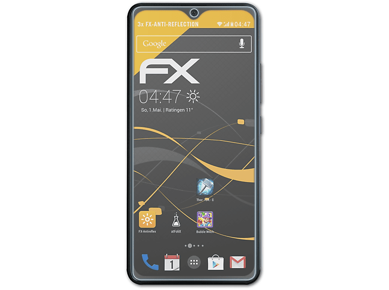 ATFOLIX 3x FX-Antireflex Displayschutz(für Hafury M20)