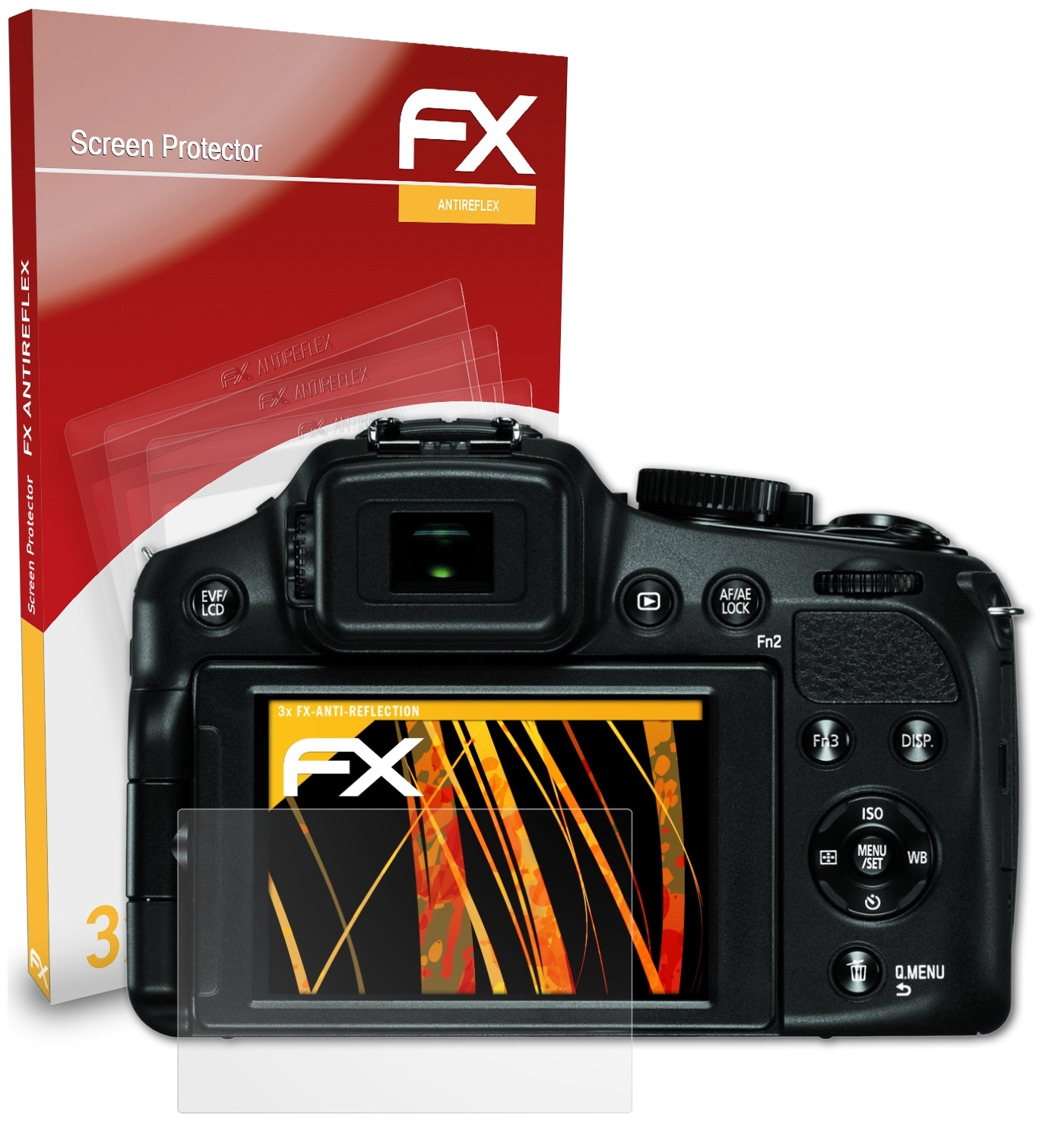Leica 3x ATFOLIX V-Lux 4) Displayschutz(für FX-Antireflex