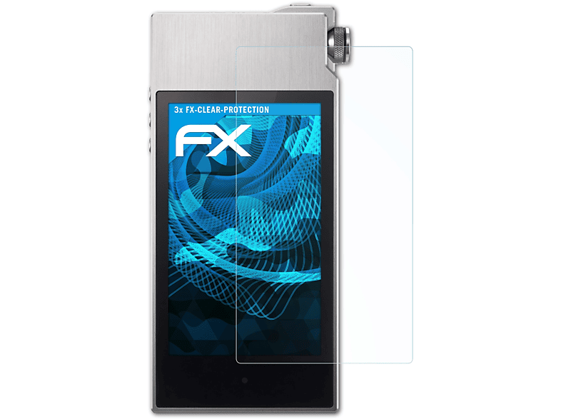 ATFOLIX 3x FX-Clear Displayschutz(für IRiver Astell&Kern AK120 II) | Schutzfolien & Schutzgläser