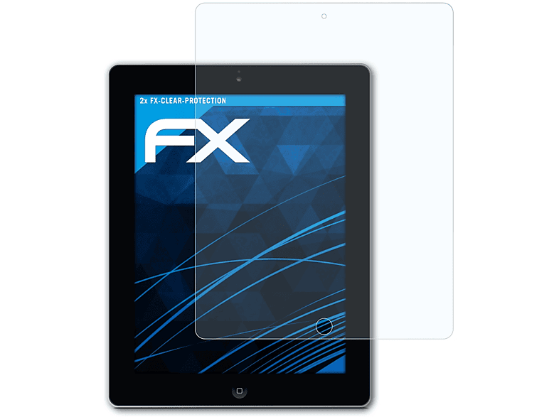 FX-Clear iPad ATFOLIX Apple / Displayschutz(für 3 iPad 2x / iPad 4 2)