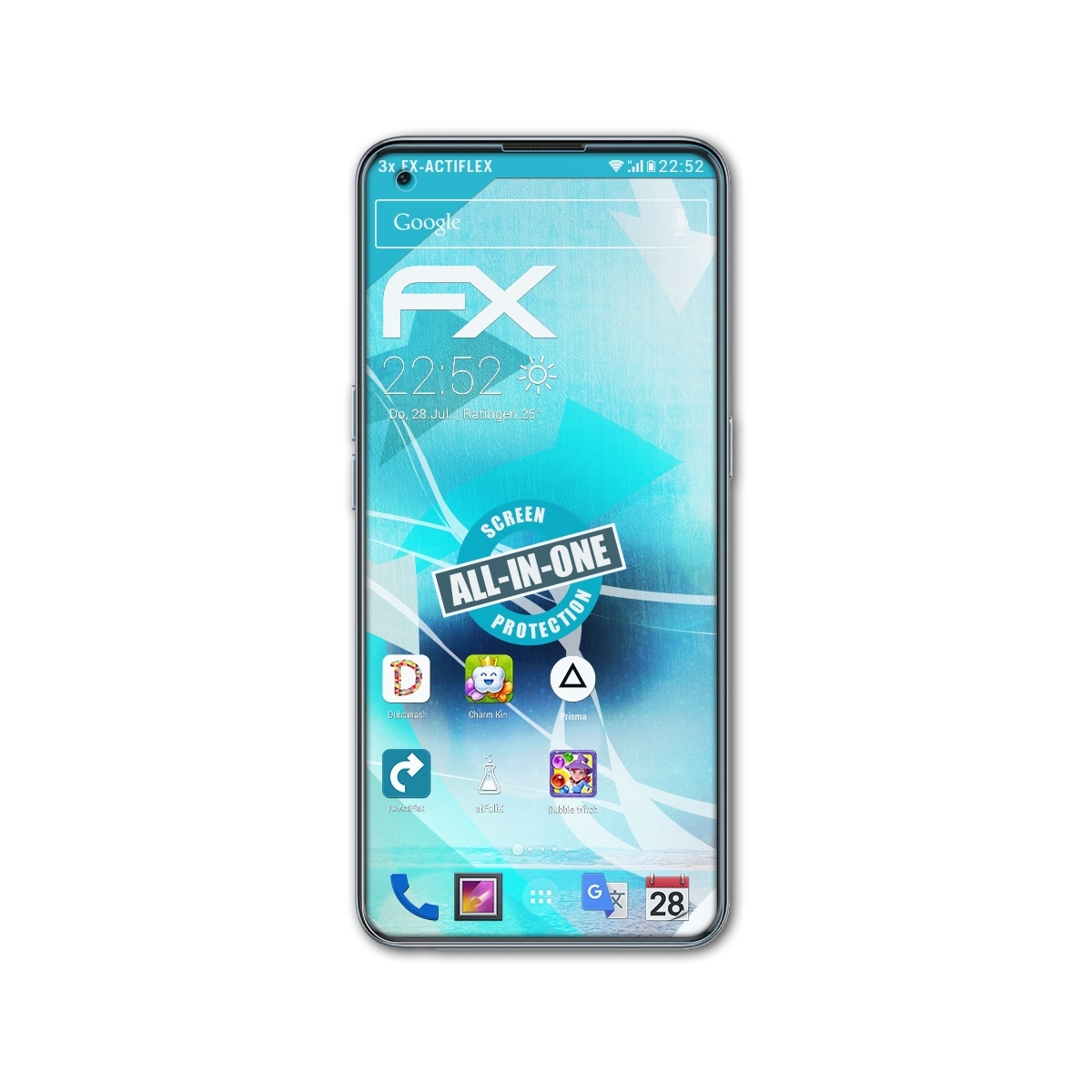 ATFOLIX 3x Q3 FX-ActiFleX Pro Realme Carnival) Displayschutz(für