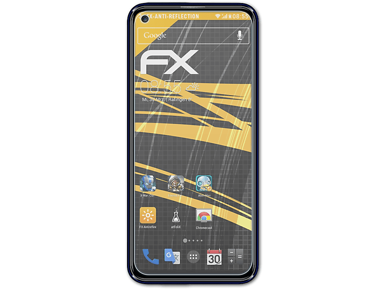 ATFOLIX 3x FX-Antireflex Displayschutz(für LG W41)