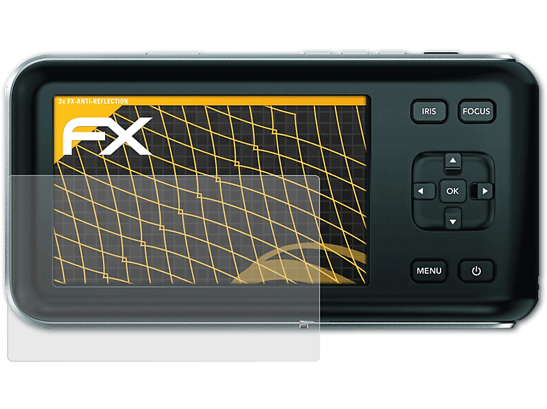 ATFOLIX 3x FX-Antireflex Displayschutz(für Blackmagic Design Pocket Cinema Camera)