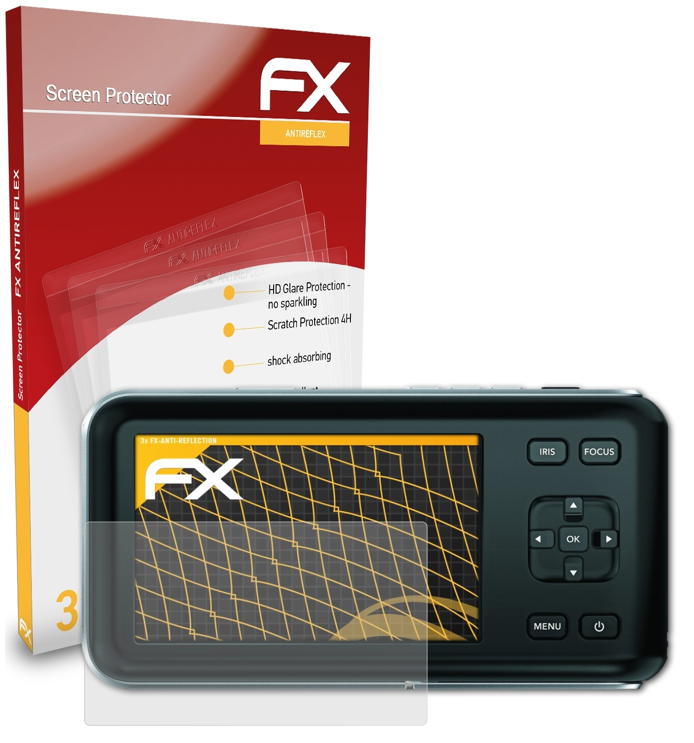 Displayschutz(für FX-Antireflex ATFOLIX Pocket Design Blackmagic Cinema 3x Camera)
