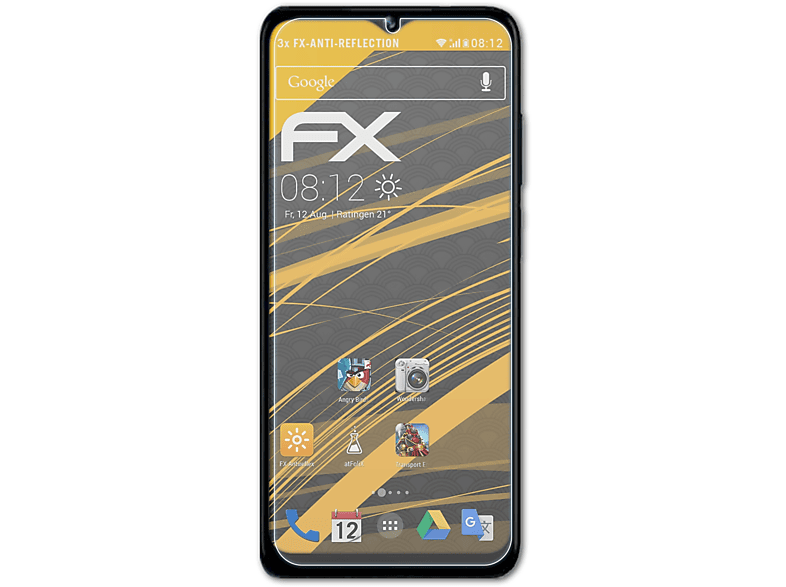 ATFOLIX 3x FX-Antireflex Displayschutz(für DOOGEE N40 Pro)