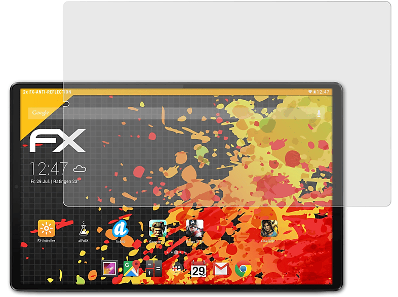 ATFOLIX 2x FX-Antireflex Displayschutz(für Lenovo Tab M10 FHD Plus (2. Generation))