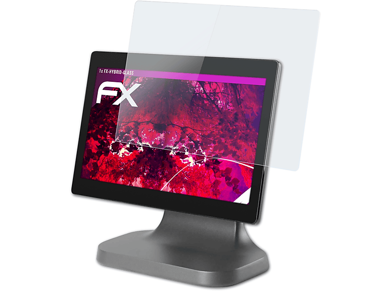 ATFOLIX FX-Hybrid-Glass Schutzglas(für Sunmi T2 Lite)