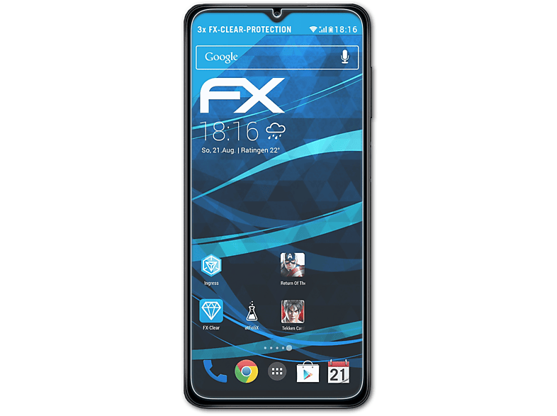 ATFOLIX 3x FX-Clear Displayschutz(für Samsung Galaxy A12) | Displayschutzfolien & Gläser