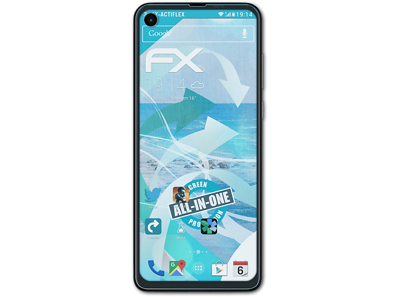 ATFOLIX 3x FX-ActiFleX Displayschutz(für Motorola One Action)