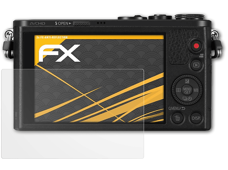 FX-Antireflex Panasonic ATFOLIX DMC-GM1) Lumix 3x Displayschutz(für
