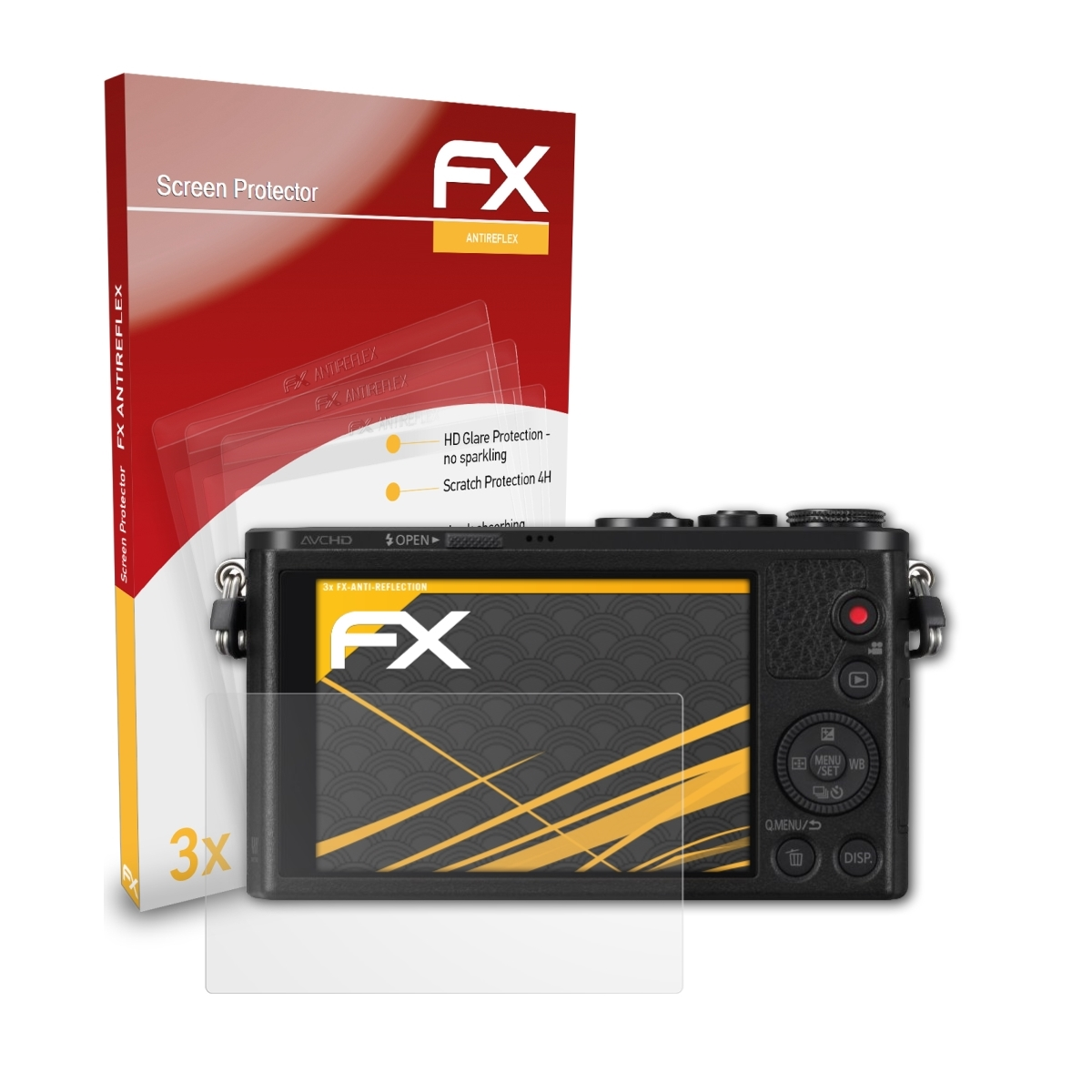 DMC-GM1) Panasonic Displayschutz(für Lumix ATFOLIX 3x FX-Antireflex