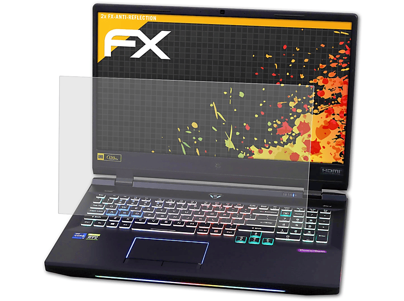 Predator 500 (PH517-52)) 2x Acer Displayschutz(für Helios FX-Antireflex ATFOLIX