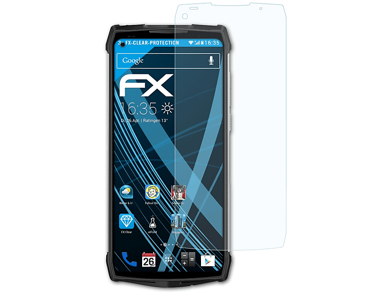 FX-Clear Ulefone Displayschutz(für 3x Armor 13) ATFOLIX