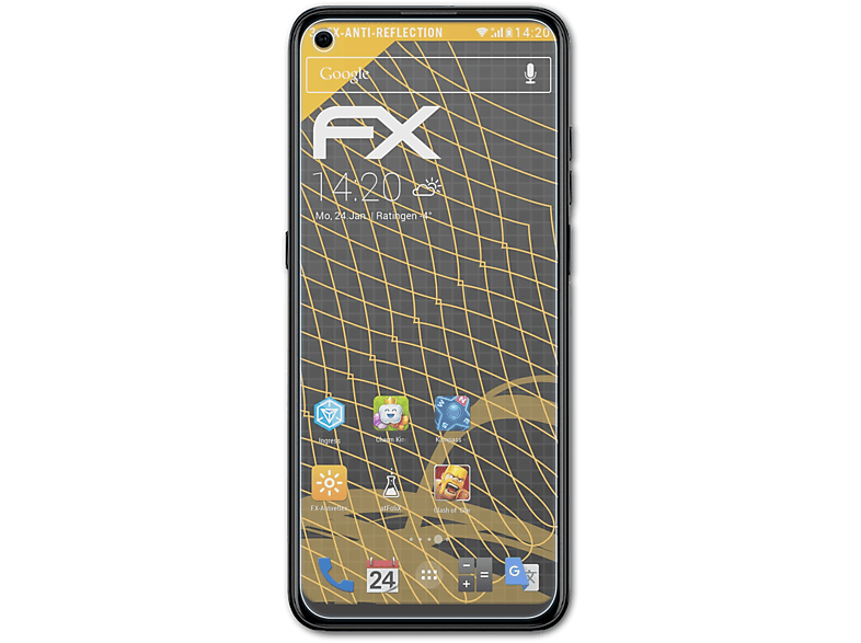 ATFOLIX 3x FX-Antireflex Displayschutz(für K9 Pro) Oukitel