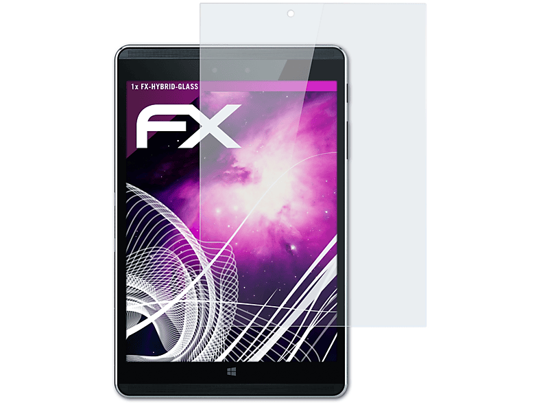 ATFOLIX FX-Hybrid-Glass Schutzglas(für HP Pro Tablet 608 G1)