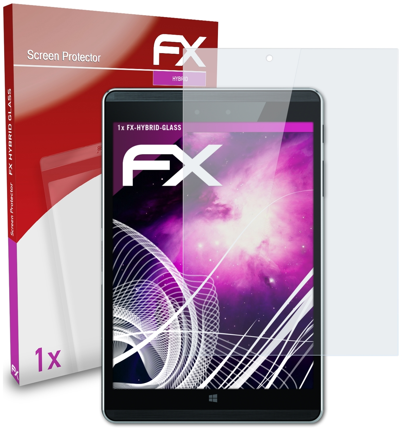 FX-Hybrid-Glass 608 ATFOLIX HP Schutzglas(für G1) Pro Tablet