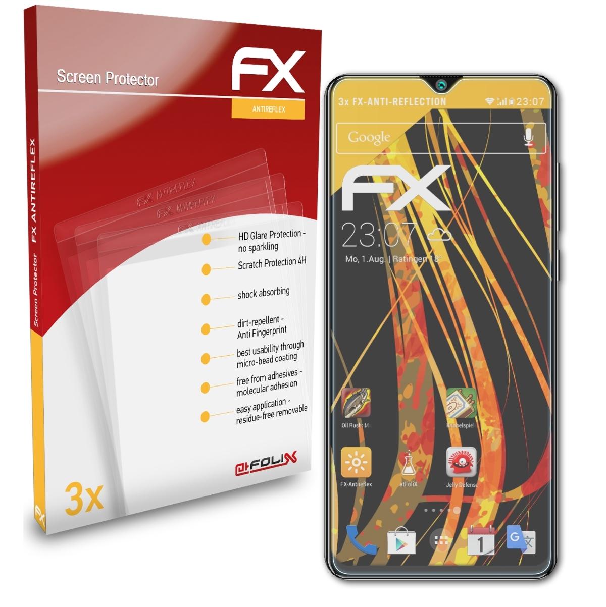 ATFOLIX 3x Note Cubot Pro) FX-Antireflex 20 Displayschutz(für