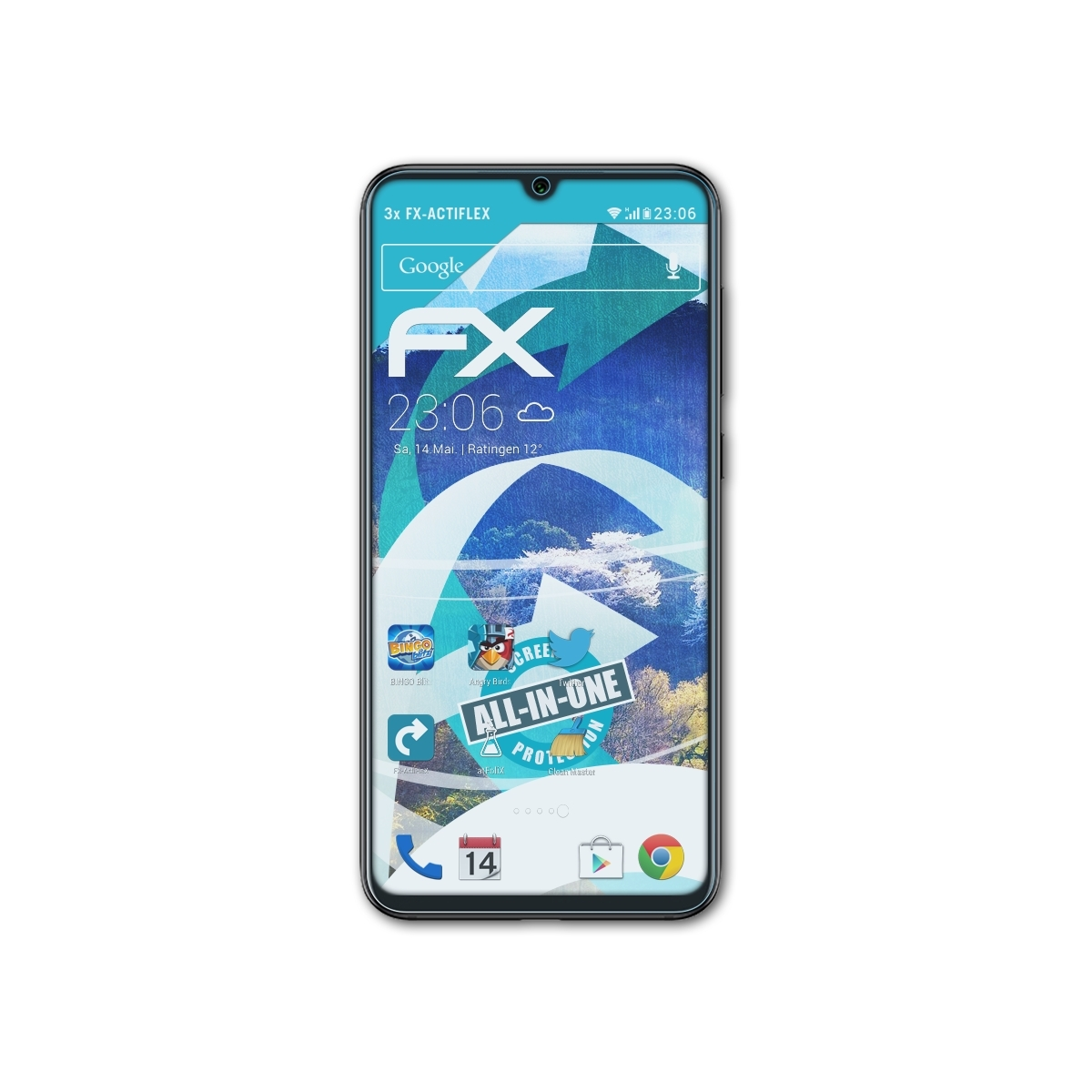 ATFOLIX 3x FX-ActiFleX Mi SE) Xiaomi Displayschutz(für 9