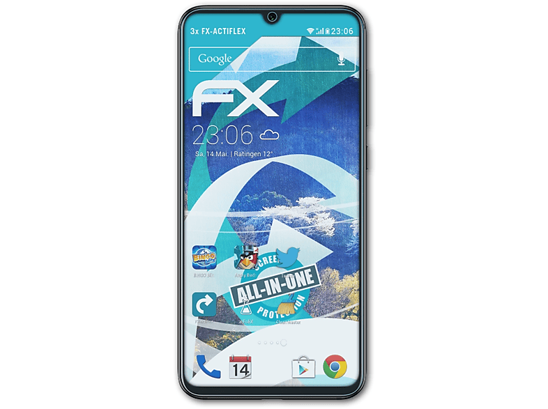 ATFOLIX 3x FX-ActiFleX Displayschutz(für Xiaomi Mi 9 SE)