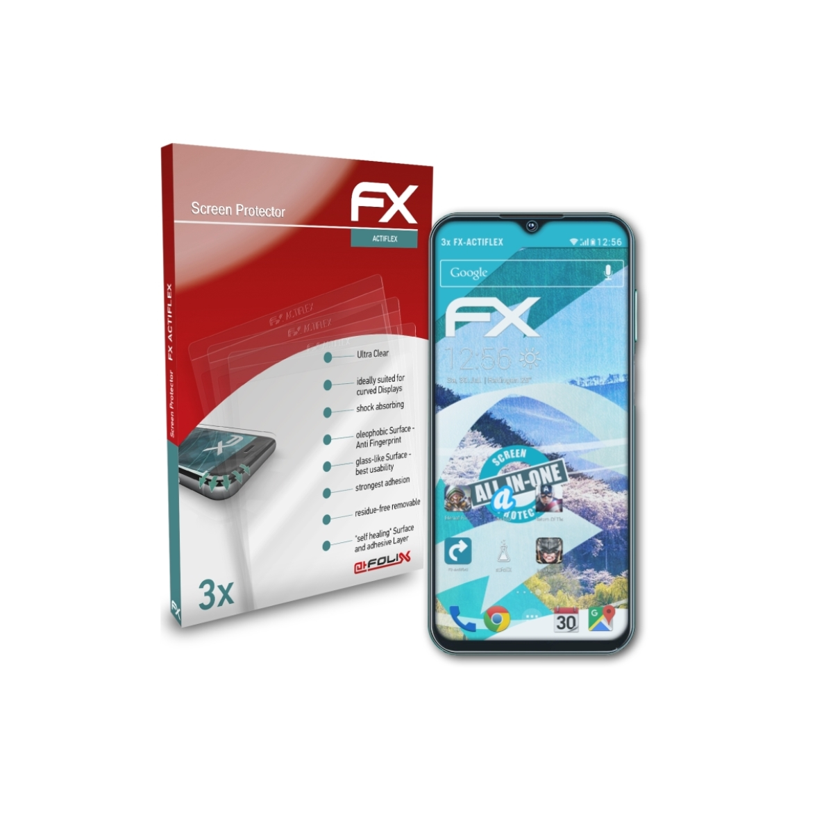Displayschutz(für FX-ActiFleX M3) ATFOLIX Gionee 3x