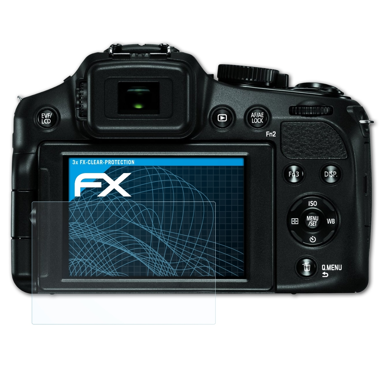 ATFOLIX 3x FX-Clear Displayschutz(für Leica V-Lux 4)