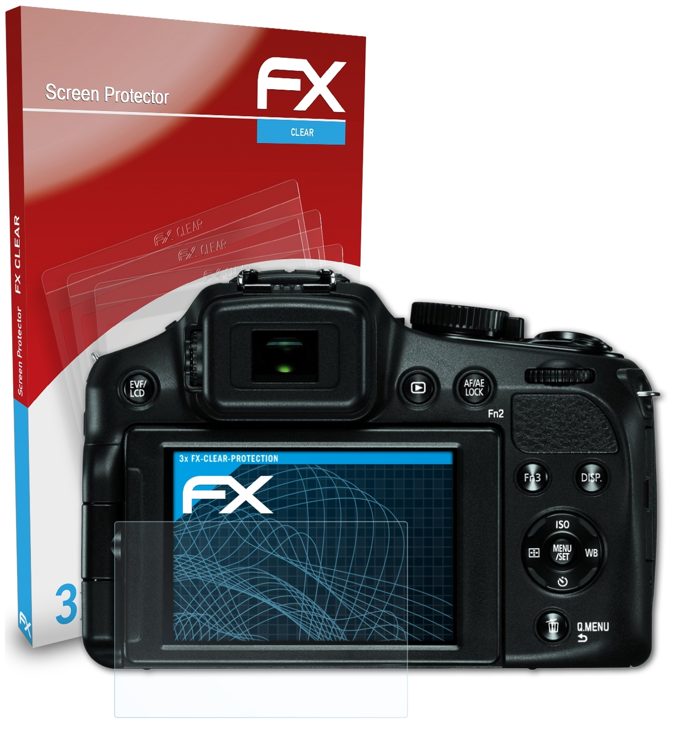 V-Lux 3x 4) FX-Clear Leica ATFOLIX Displayschutz(für