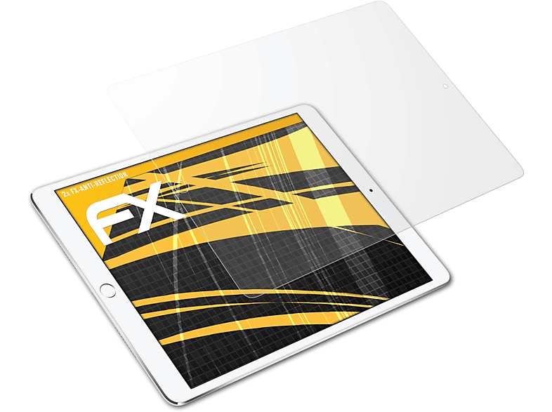 ATFOLIX 2x FX-Antireflex Displayschutz(für Apple iPad Pro 12.9 (2017))