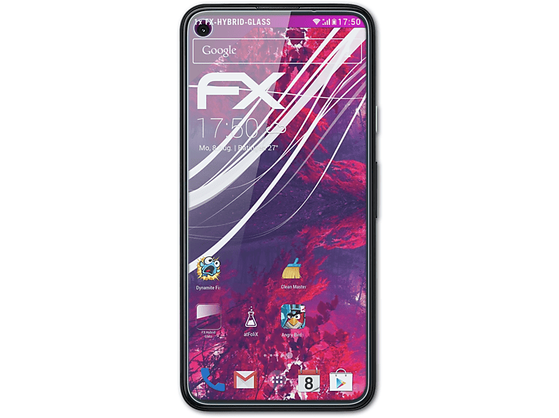 ATFOLIX FX-Hybrid-Glass Schutzglas(für Google Pixel 4a)