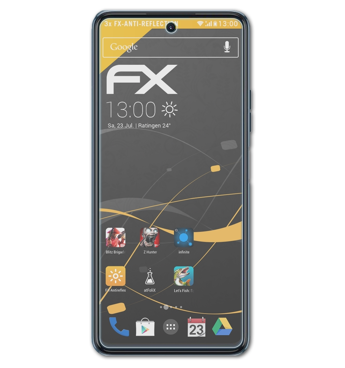 FX-Antireflex Camon Displayschutz(für Tecno ATFOLIX 3x Pro) 17