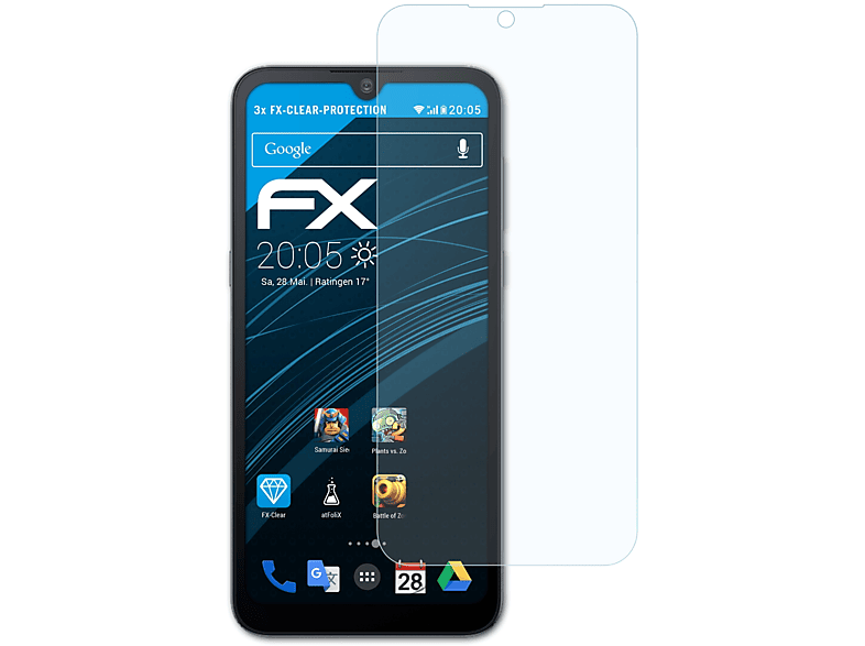 ATFOLIX 3x FX-Clear Displayschutz(für Alcatel 1L (2021)) | Displayschutzfolien & Gläser