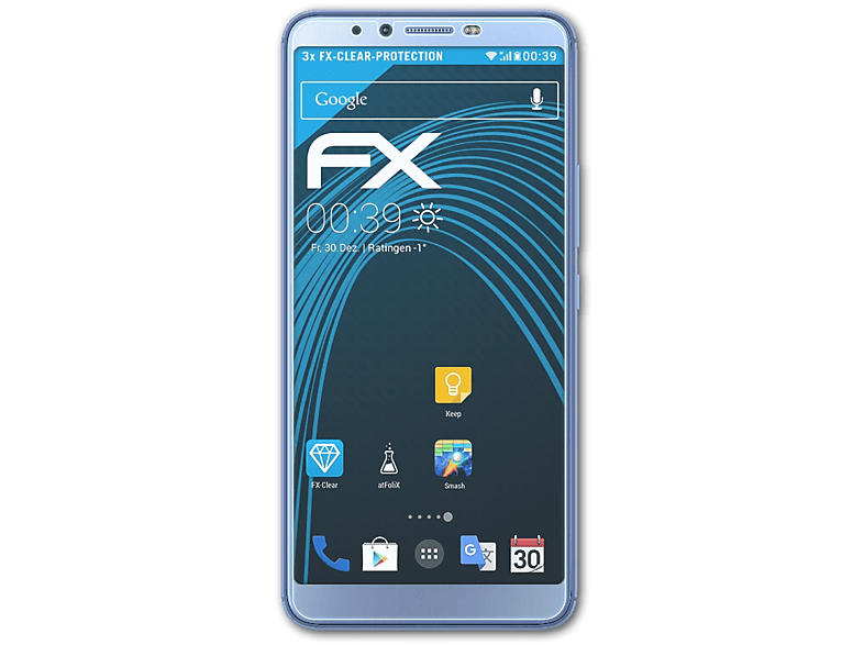 ATFOLIX 3x FX-Clear Displayschutz(für Tecno Camon X)