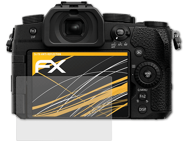 ATFOLIX 3x FX-Antireflex Displayschutz(für Panasonic Lumix DC-G95)