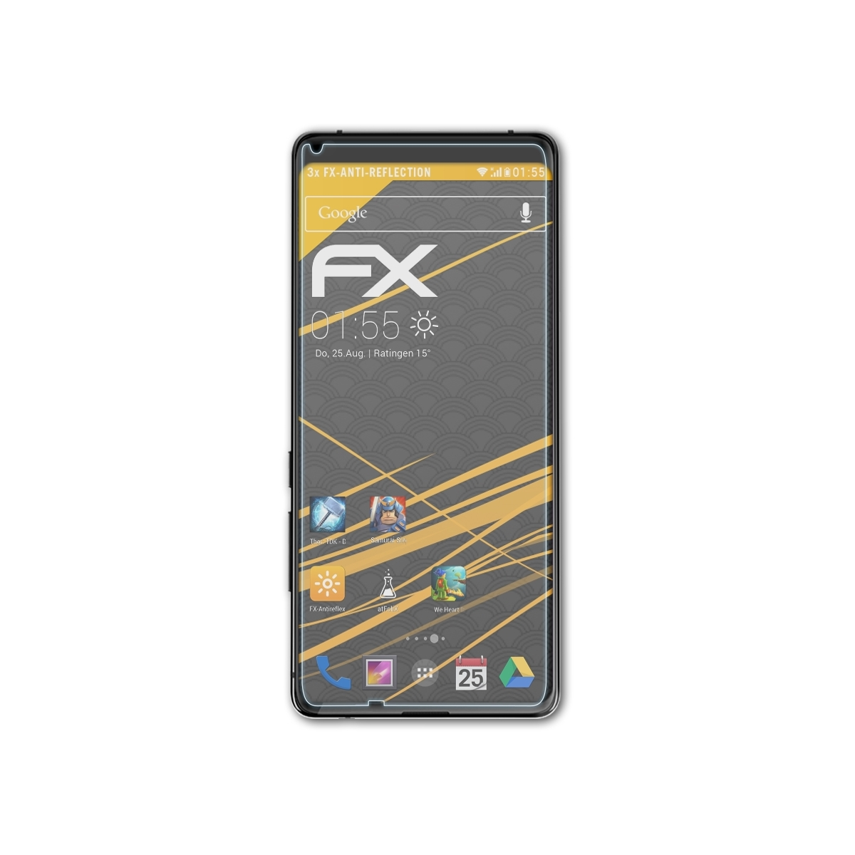 Mix 2) FX-Antireflex AllCall Displayschutz(für 3x ATFOLIX