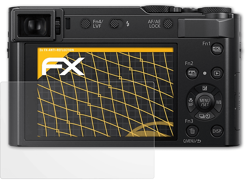 Lumix FX-Antireflex ATFOLIX 3x DC-TZ202) Displayschutz(für Panasonic