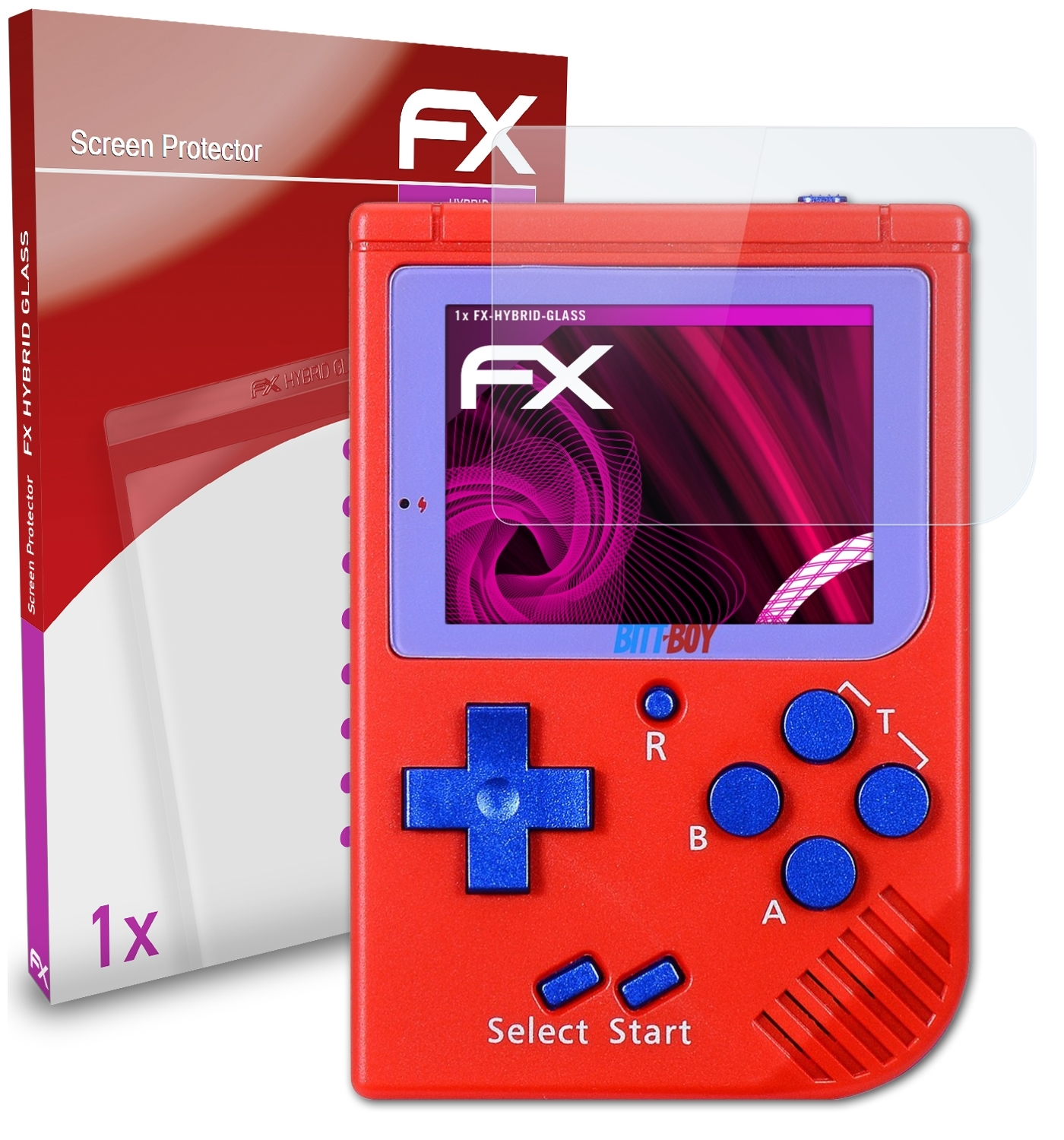 FX-Hybrid-Glass BittBoy Schutzglas(für ATFOLIX BittBoy)