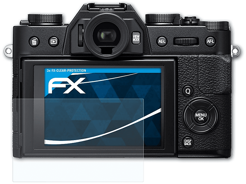 ATFOLIX 3x FX-Clear Fujifilm X-T20) Displayschutz(für