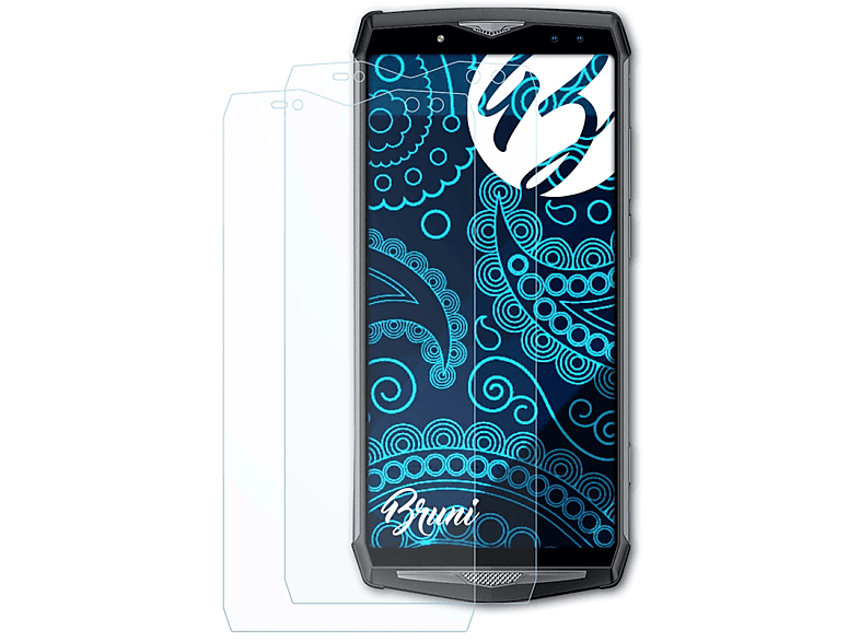 BRUNI 2x Basics-Clear Schutzfolie(für Ulefone Power 5) | Displayschutzfolien & Gläser