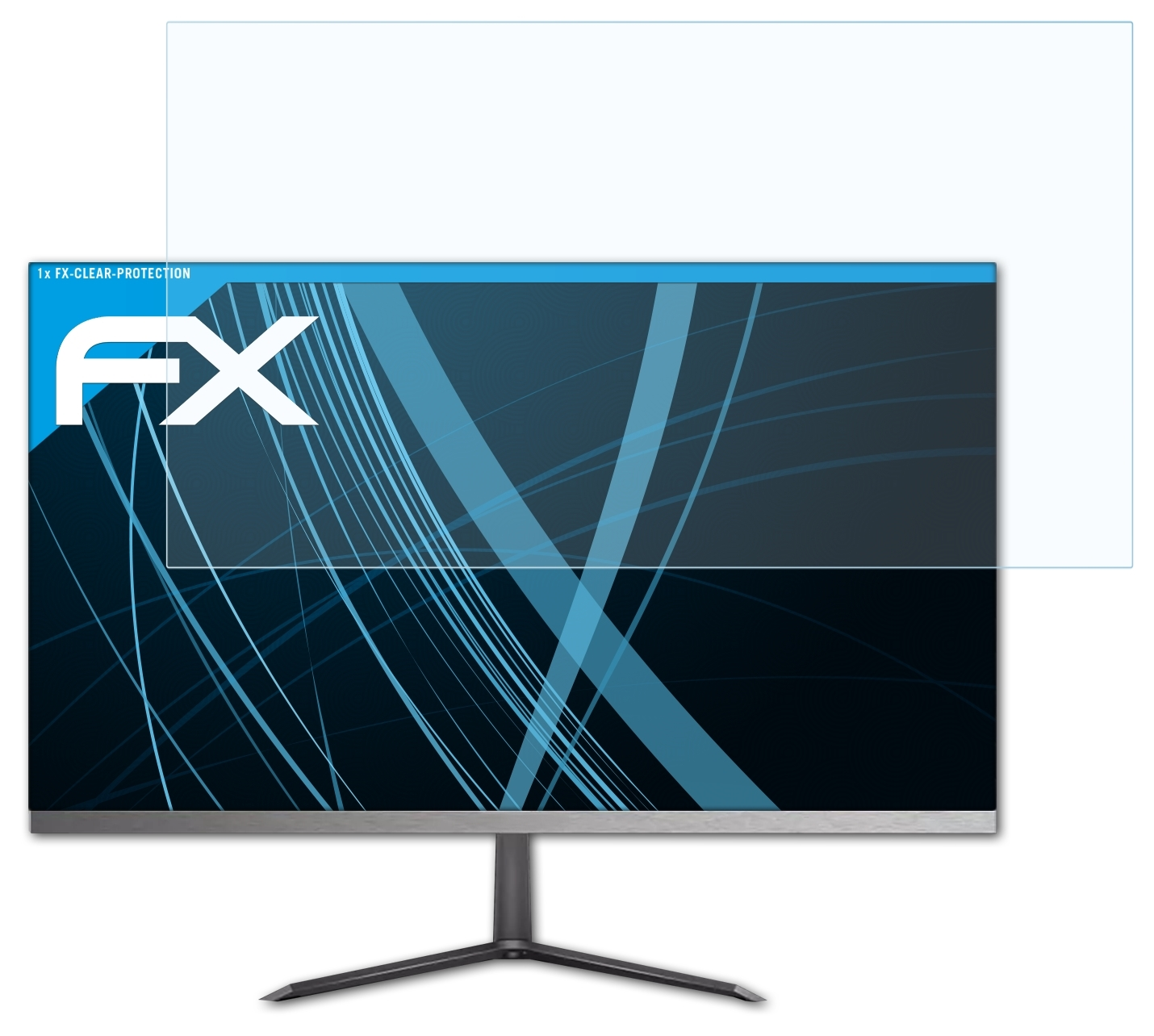 ATFOLIX FX-Clear Displayschutz(für Peaq PMO Slim S240)