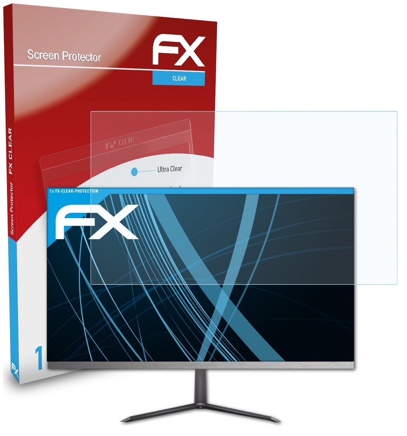 ATFOLIX FX-Clear Displayschutz(für Peaq Slim S240) PMO