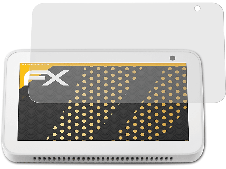 ATFOLIX 3x FX-Antireflex Displayschutz(für Show 5) Amazon Echo