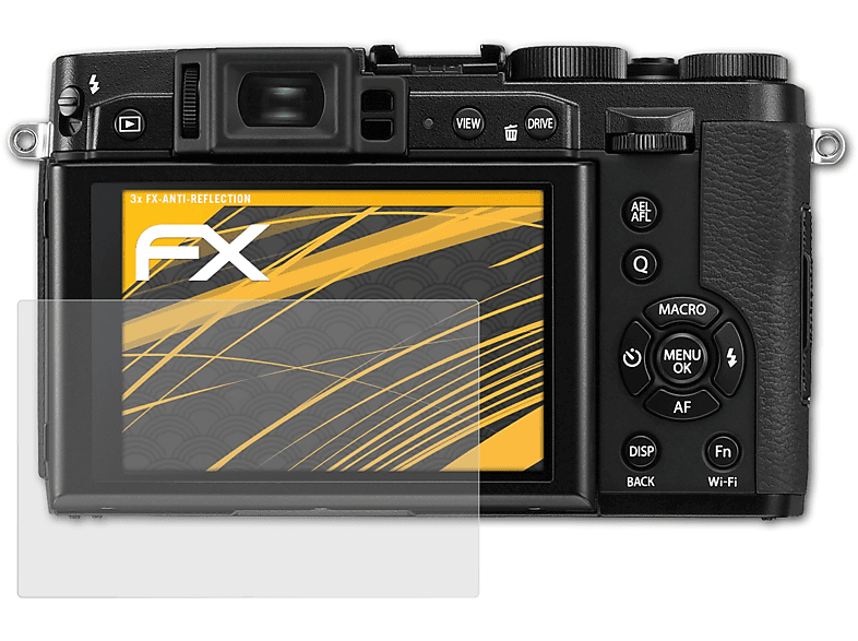 ATFOLIX 3x FX-Antireflex Displayschutz(für Fujifilm X30)
