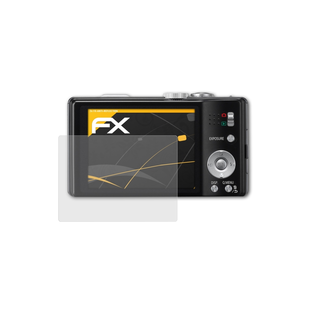 ATFOLIX 3x FX-Antireflex Displayschutz(für Panasonic Lumix DMC-TZ22)