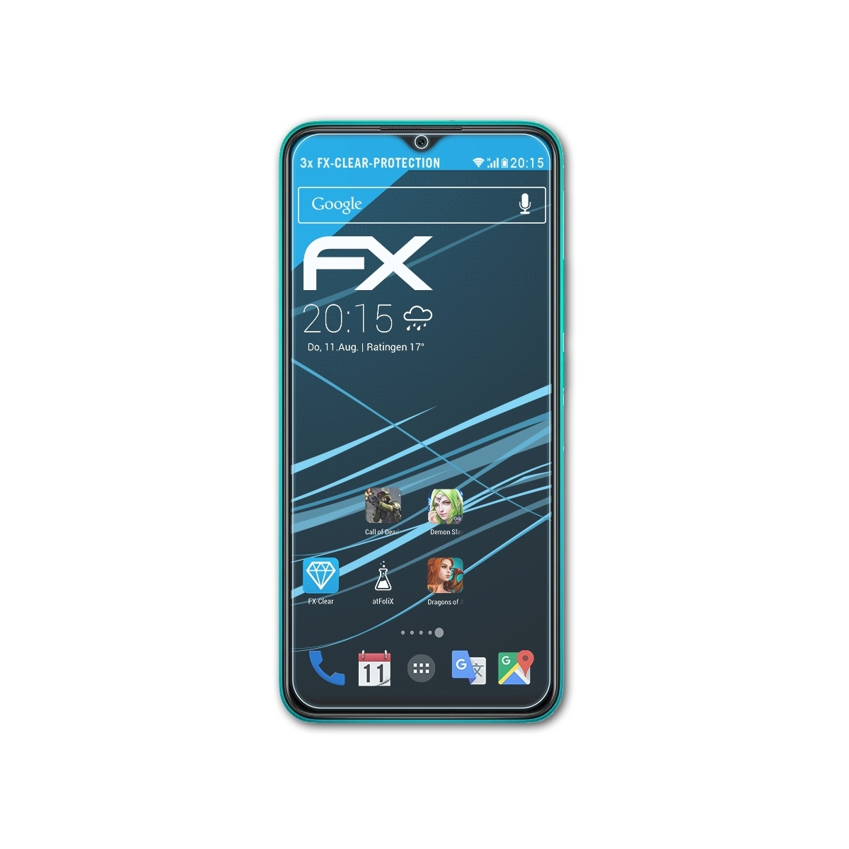 FX-Clear 3x Redmi Displayschutz(für Xiaomi ATFOLIX 9)