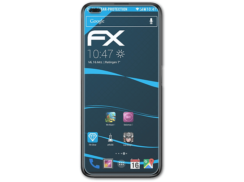 ATFOLIX 3x FX-Clear Displayschutz(für Oppo Realme 6 Pro) | Displayschutzfolien & Gläser