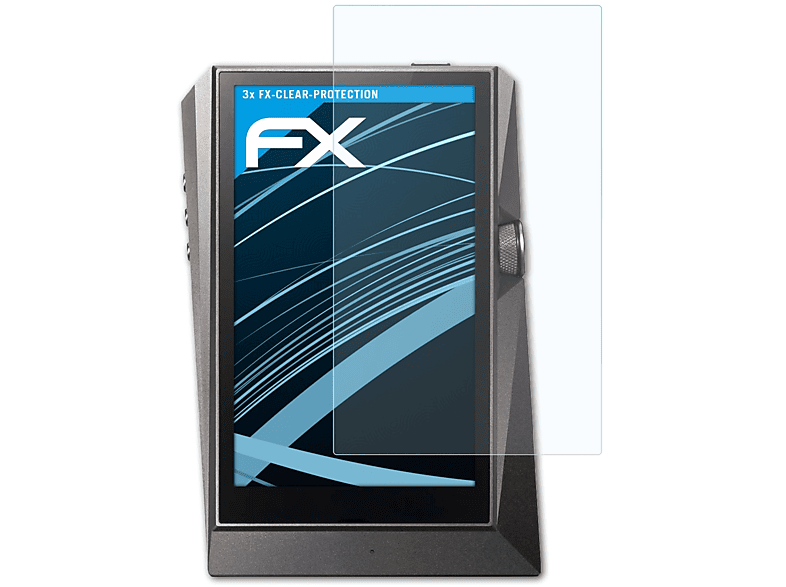 ATFOLIX 3x FX-Clear Displayschutz(für AK380) IRiver Astell&Kern