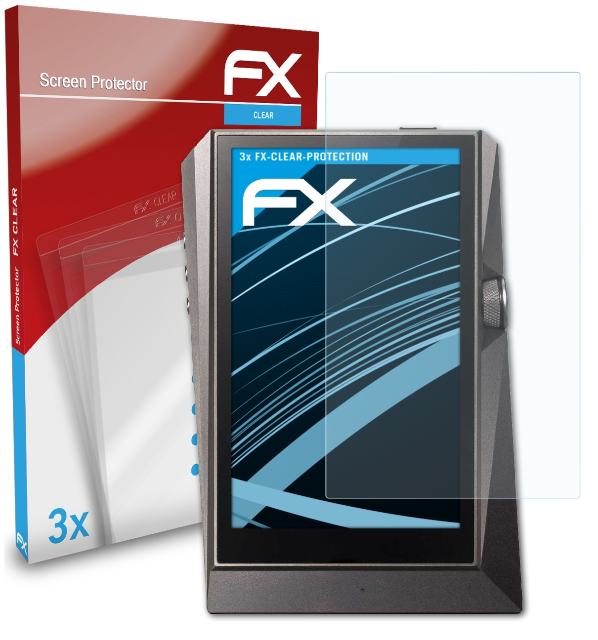 3x ATFOLIX Astell&Kern IRiver Displayschutz(für AK380) FX-Clear